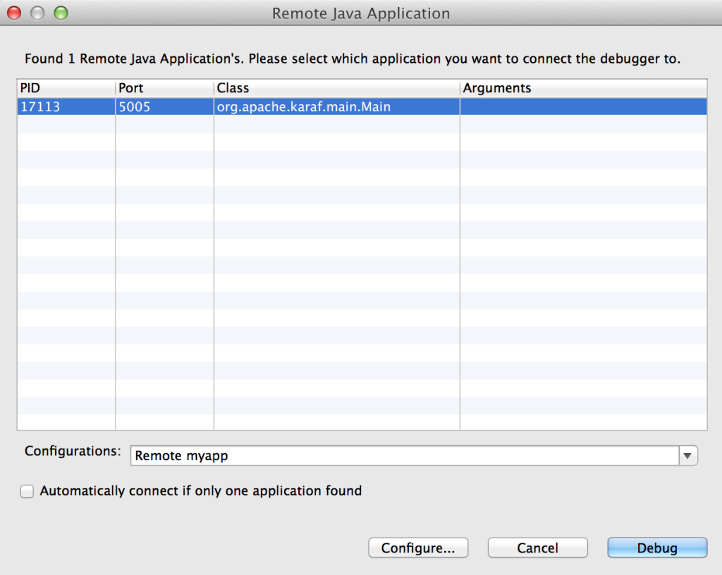 JBoss Developer Studio Remote Debug